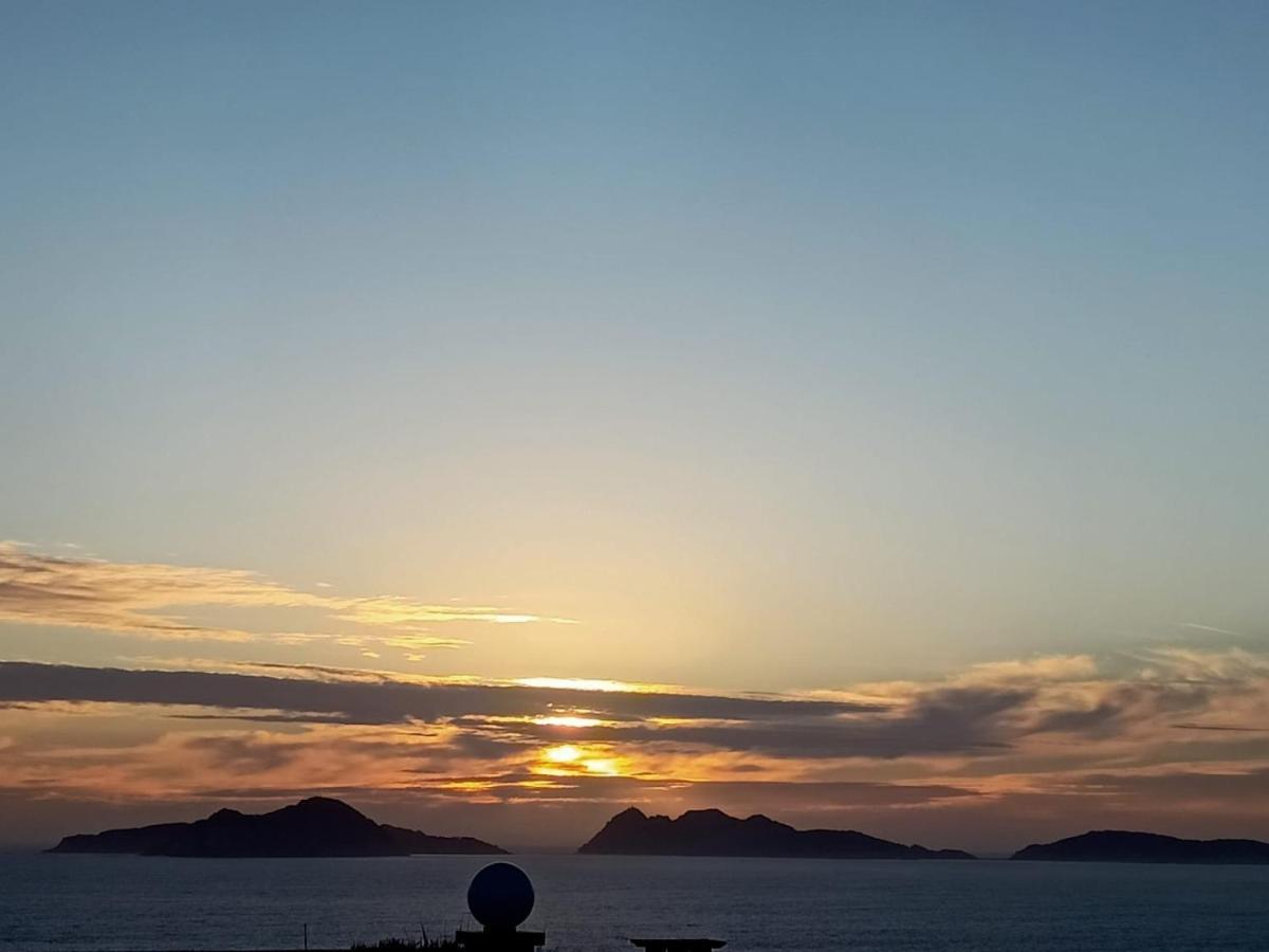 Precioso Apartamento Con Terreno Y Vistas A Cies 比戈 外观 照片