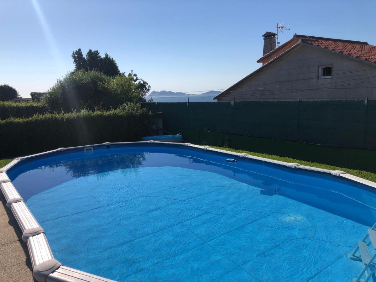 Precioso Apartamento Con Terreno Y Vistas A Cies 比戈 外观 照片